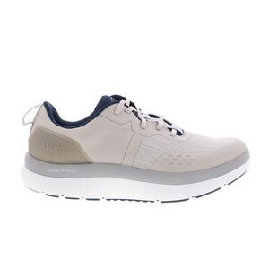 Alegria Taupe and Navy Lace-Up Comfort Sneaker